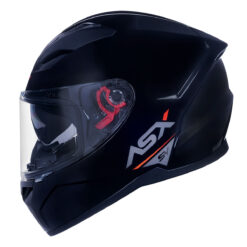 CAPACETE ASX CITY SV SOLID BRILHO PRETO/GRAFITE