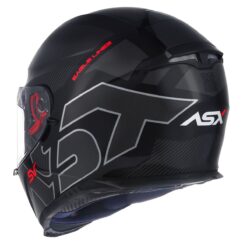 Capacete ASX Eagle SV Lines Brilho Preto/Grafite