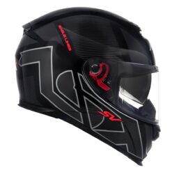 Capacete ASX Eagle SV Lines Brilho Preto/Grafite