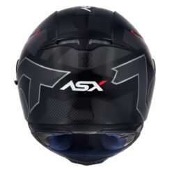 Capacete ASX Eagle SV Lines Brilho Preto/Grafite