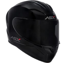 CAPACETE ASX CITY SOLID BRILHO PRETO/GRAFITE